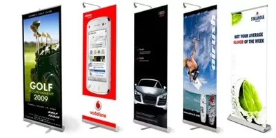 Outdoor Retractable Roll Up Standees sellers